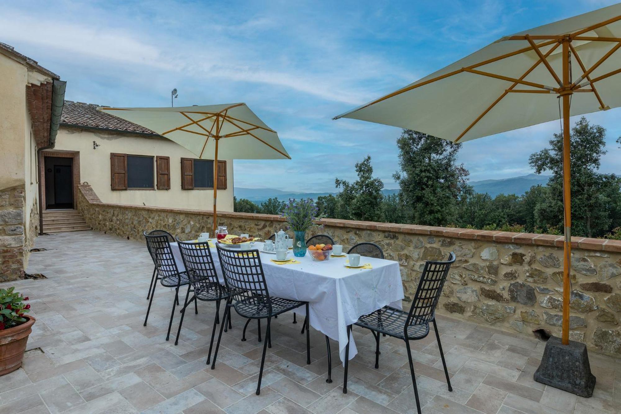 Villa Montepescini Murlo Bagian luar foto